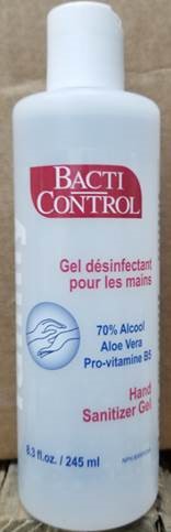 Bacticontrol Hand Sanitizer Gel 245 ml