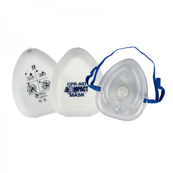 CPR Compact Mask, O2 Inlet, Case