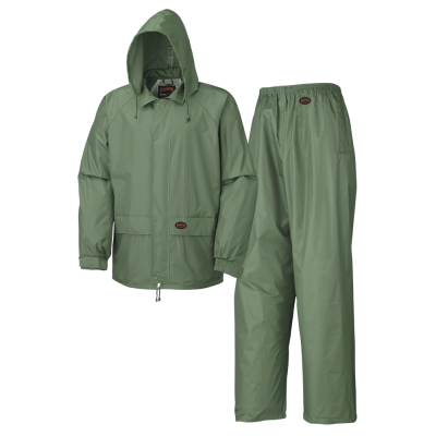 Waterproof 2-Piece Rainsuit - POLY/PVC - Retail Poly Bag