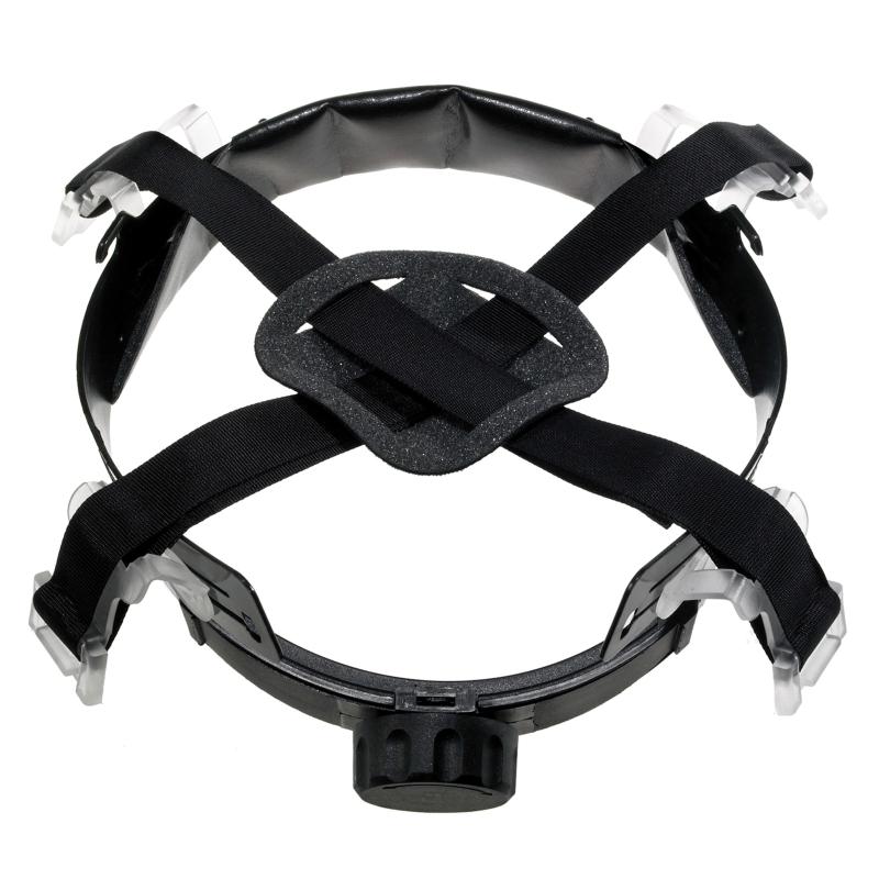4 Point Suspension Assembly with Crown Pad & Leather Sweatband