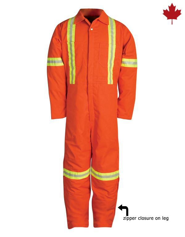 837BF Twill Coverall with Reflective Material