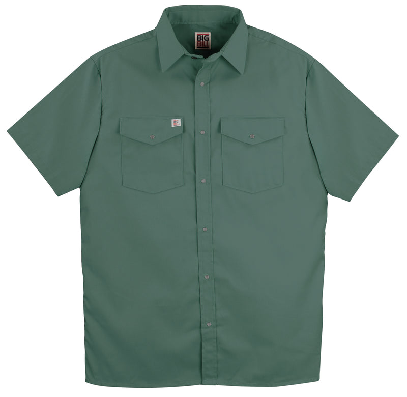 237 Chemise de travail à manches courtes Snap