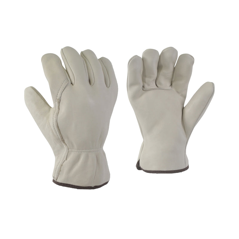 Gant en cuir Cowgrain-flanelle