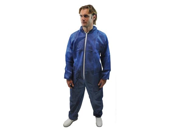 COMBINAISON D'HYGIÈNE EN PP 40 G/M² AVEC CAPUCHE