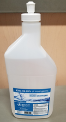 1 litre de désinfectant pour les mains 80% de la formule approuvée par l'OMS