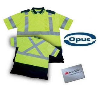 EG102 Chemise de golf à manches courtes de sécurité EMS