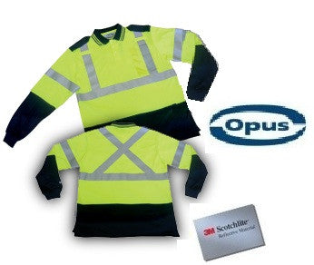 EG108 EMS Safety - Chemise de golf à manches longues