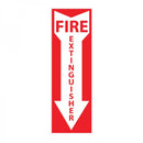 Autocollant d'extincteur d'incendie