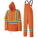 Combinaisons de pluie de sécurité légères et imperméables - POLY/PVC - Sac accrochable