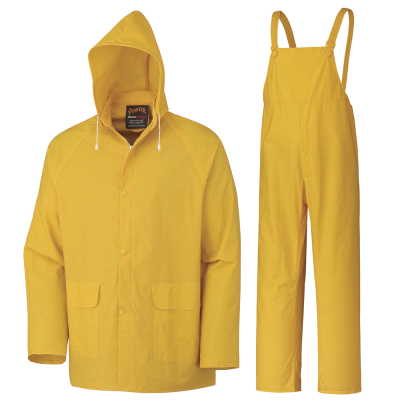 Combinaison de pluie 3 pièces étanche Storm Master® - PVC/POLY/PVC - Sac accrochable