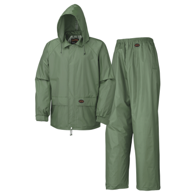 Combinaison de pluie imperméable 2 pièces - POLY/PVC - Sac poly au détail