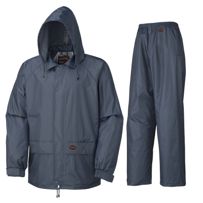 Combinaison de pluie imperméable 2 pièces - POLY/PVC - Sac poly au détail