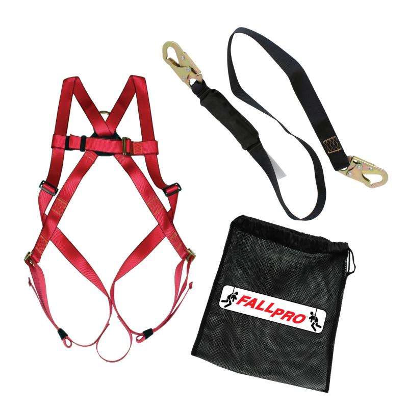 Harnais 6' & Kit de longe dans un sac en filet