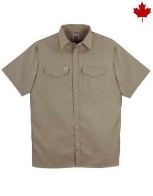 237 Chemise de travail à manches courtes Snap