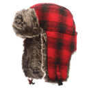 i15616 Chapeau d'aviateur en plaid
