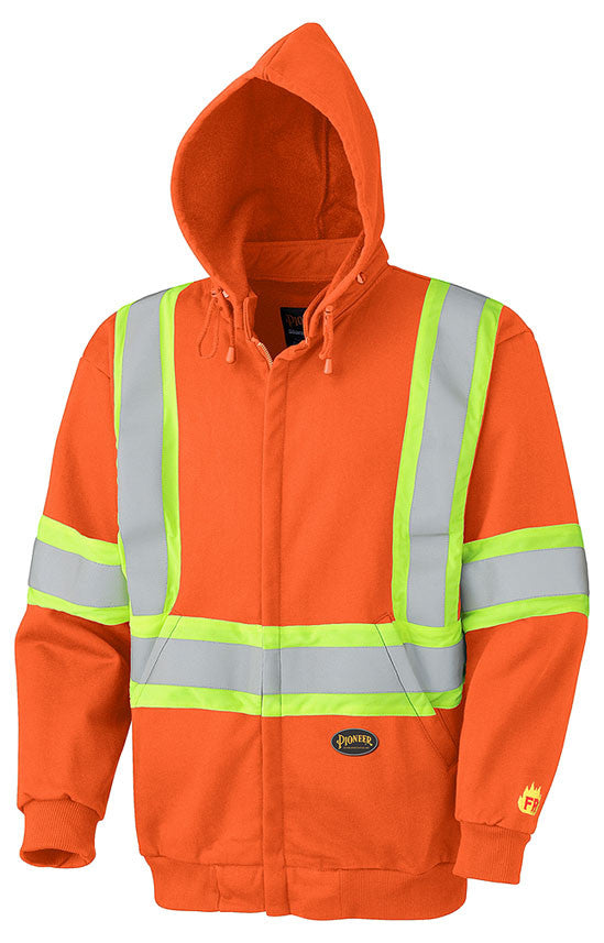Flame-Resistant Heavyweight Zip-Front Safety Hoodie