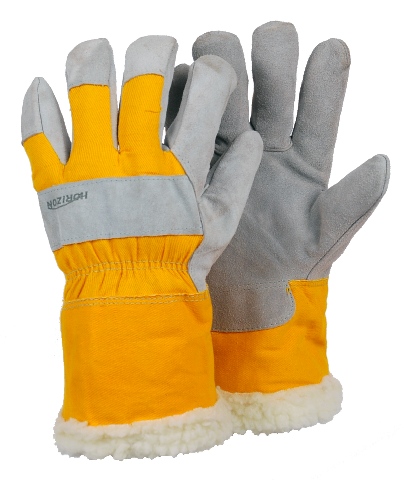 Split-leather Waterproof lined gloves