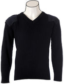 V-Neck 2X2 Rib Commando Sweater