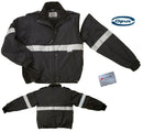 FJ706 Fleece Safety Rain Jacket
