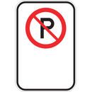 No Parking (White and Orange)