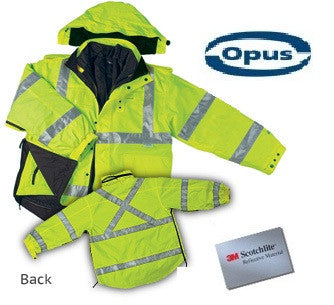 SJ61 Six-in-One 4 Seasons Reversible/Rain Safety Jacket