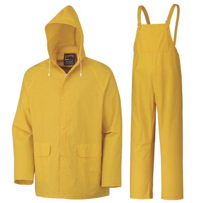 Storm Master® Waterproof 3-Piece Rainsuit - PVC/POLY/PVC - Hangable Bag